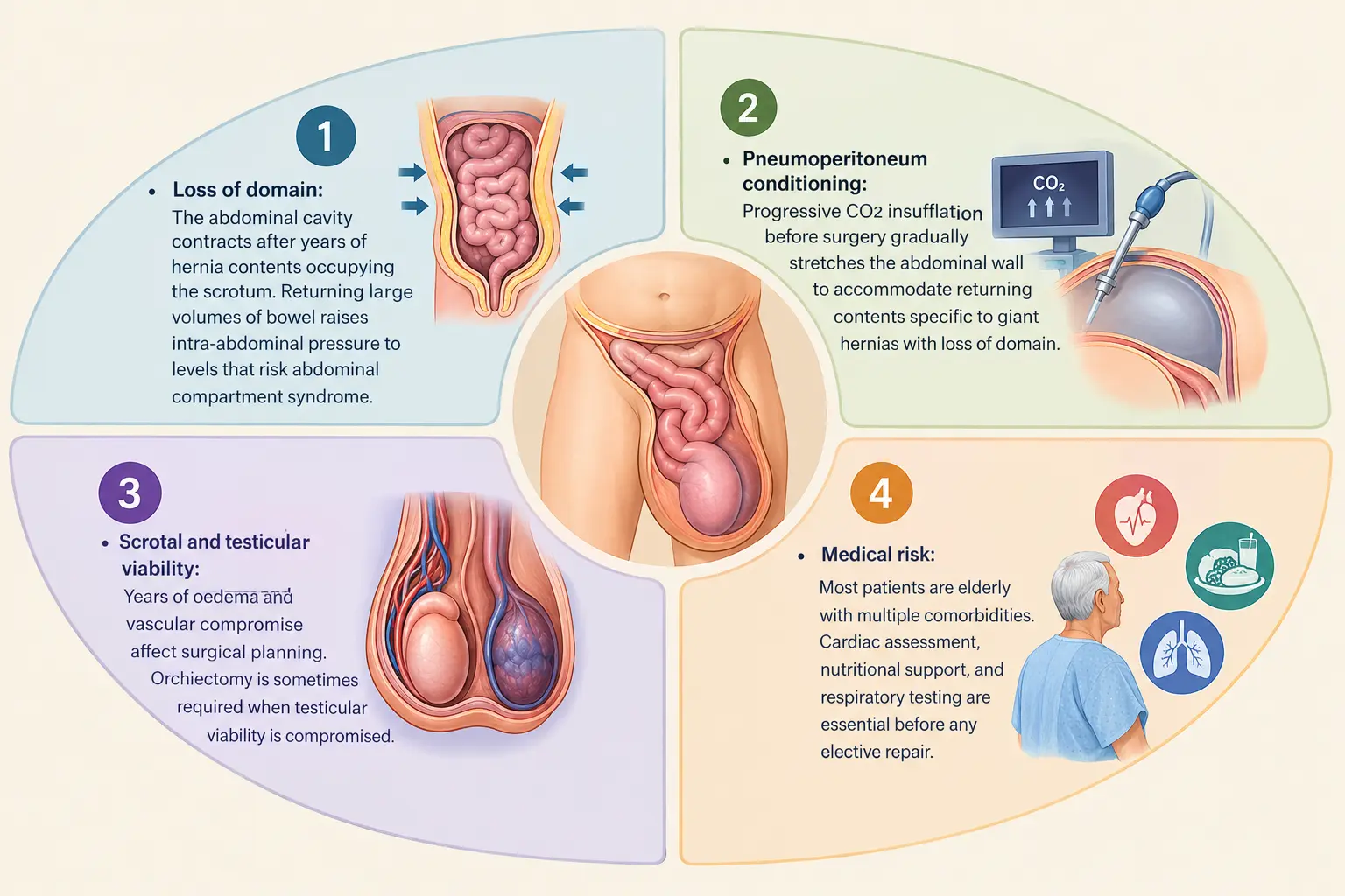 Four Key Considerations in Giant Hernia Repair Four Key Considerations in Giant Hernia Repair