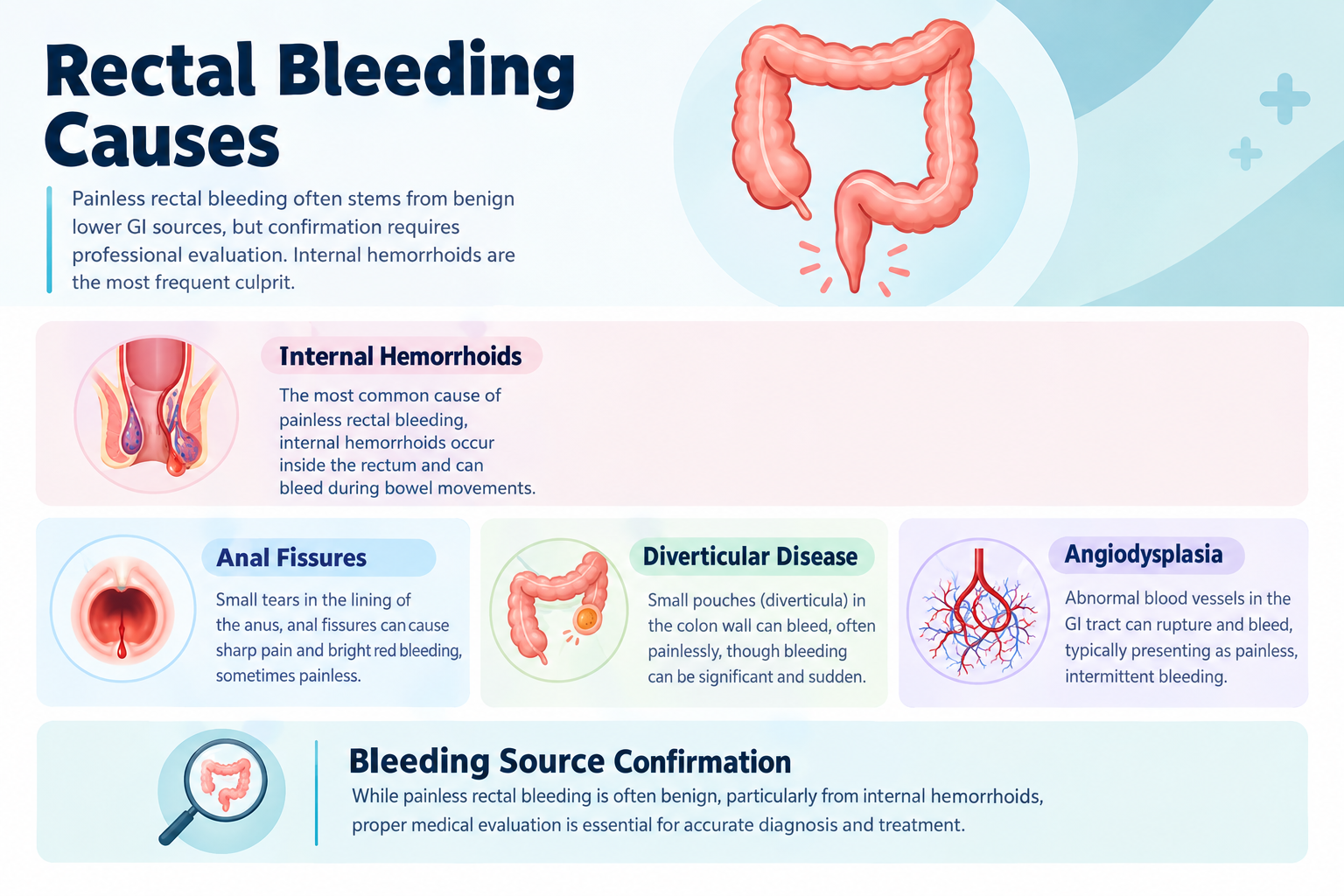 Rectal Bleeding Causes Infographic Rectal Bleeding Causes Infographic